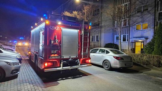 W mieszkaniu wyła czujka czadu. Nikt nie reagował na pukanie do drzwi