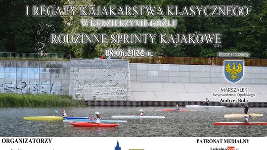 W sobotę I Regaty Kajakarstwa Klasycznego. Rodzinne Sprinty Kajakowe