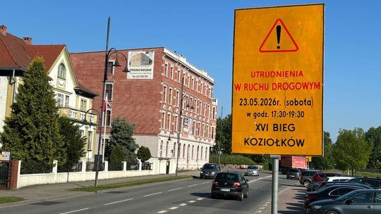 W sobotę od godziny 14.00 do godziny 20.15 część ulic w Koźlu będzie wyłączona z ruchu