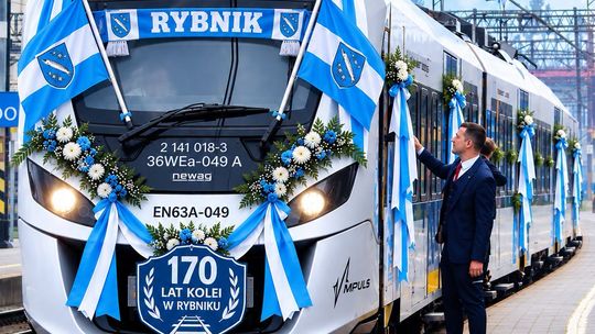 W sobotę wyruszy bezpłatny pociąg specjalny z Kędzierzyna‑Koźla na obchody 170‑lecia kolei w Rybniku
