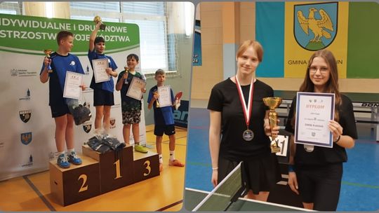 W UKS Cisek mają powody do radości. Sukcesy tenisistów stołowych