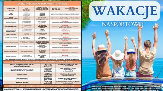 Wakacje pełne aktywności i sportowej zabawy!