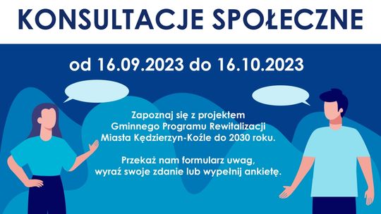 Weź udział w ważnych konsultacjach. Zrobisz to online