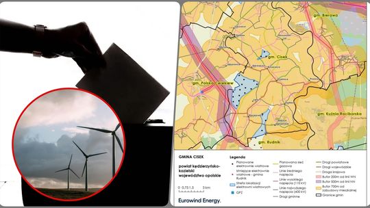 Wiatraki w gminie Cisek. Referendum pod znakiem zapytania