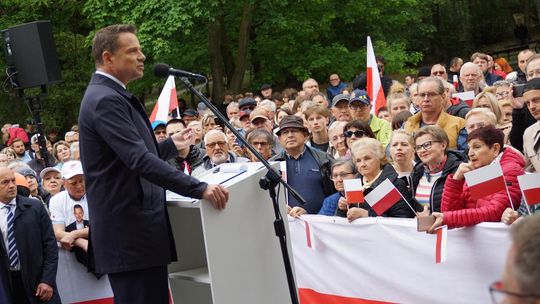 Wiec poparcia dla Rafała Trzaskowskiego w Kędzierzynie-Koźlu