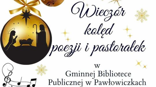 Wieczór kolęd i pastorałek w bibliotece w Pawłowiczkach