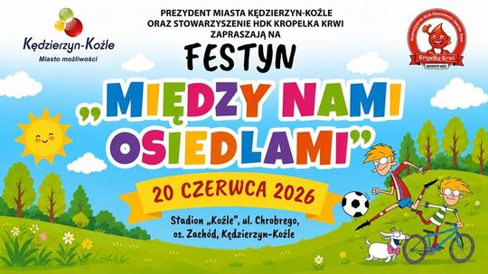 Wielki festyn „Między nami osiedlami” w Koźlu. Na mieszkańców czeka wiele atrakcji