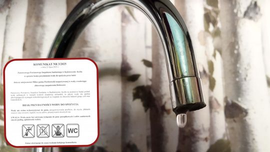 Woda z kranu niezdatna do picia. Zakaz do odwołania