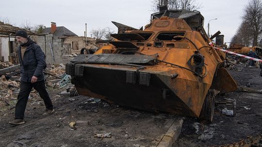 Wojna w Ukrainie przeraża świat. Zdjęcia z Buczy i Kijowa