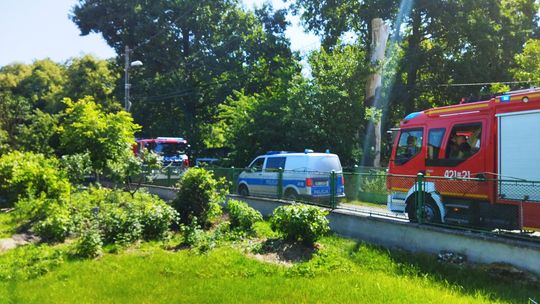 Z kobietą nie było kontaktu. Interweniowały służby ratunkowe