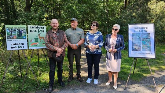 "Zabierz baLASt", to kampania zachęcająca do dbania o tereny zielone