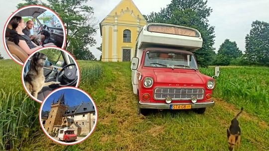 Zabytkowym Fordem wyruszyli śladem swojej podróży poślubnej. Połączyła ich miłość do motoryzacji