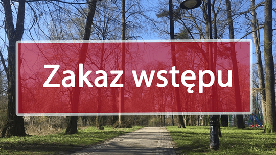 Zakaz spacerów w miejskich parkach