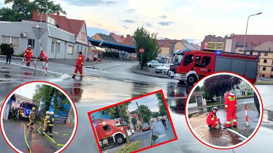 Zalane drogi, piwnice i szpital. Nawałnica przeszła nad Koźlem. ZDJĘCIA