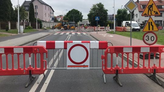 Zamknięty odcinek ul. Miłej w związku z awarią gazociągu