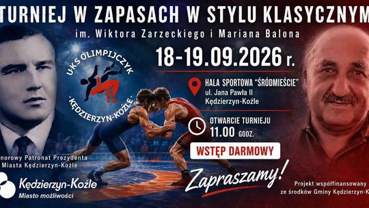 Zapaśnicze emocje w Kędzierzynie-Koźlu. Turniej im. Wiktora Zarzeckiego i Mariana Balona