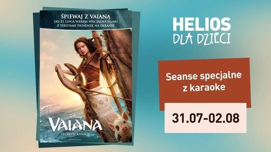 Zaśpiewaj razem z Vaianą! Specjalne seanse karaoke w kinie Helios