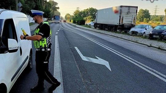 Zatrzymano pijanego kierowcę ciężarówki z powiatu kędzierzyńsko-kozielskiego