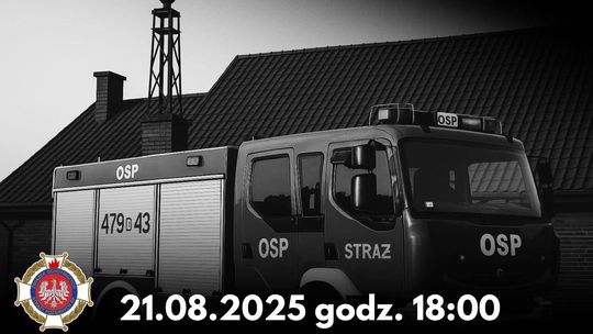 Zawyją syreny. Strażacy oddadzą hołd zmarłemu koledze foto: ZOSP RP