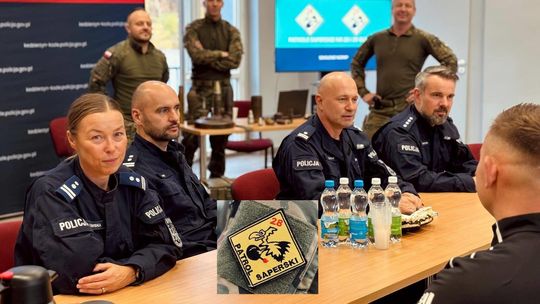 Zgłębili wiedzę na temat zagrożeń związanych z materiałami wybuchowymi. ZDJĘCIA