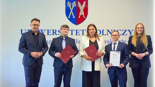 ZS nr 1 nawiązał współpracę z Uniwersytetem Rolniczym w Krakowie