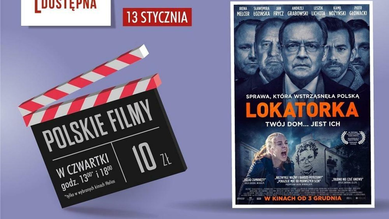 Kultura Dostępna W Heliosie. Seans Filmu "Lokatorka"