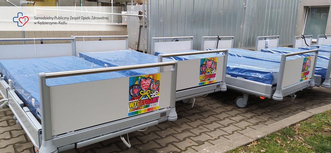 15 nowoczesnych łóżek trafiło do kozielskiego szpitala dzięki WOŚP