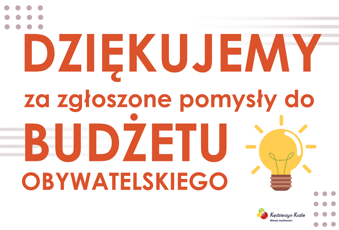 55 pomysłów do Budżetu Obywatelskiego 55 pomysłów do Budżetu Obywatelskiego