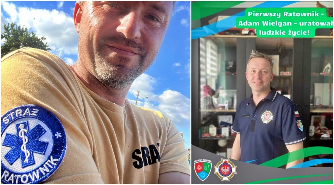 Adam nie wahał się ani sekundy. Wiedza z programu "Pierwszy ratownik" okazała się bezcenna