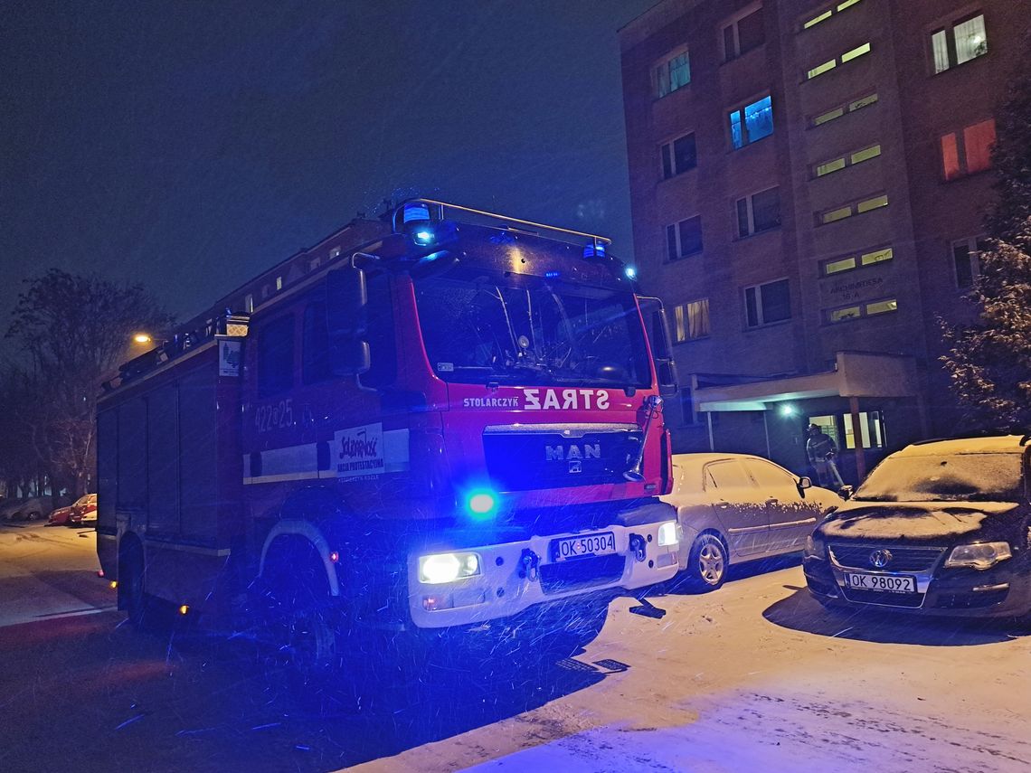 Akcja straży pożarnej. Czujka tlenku węgla pokazała ponad 300 ppm Akcja straży pożarnej. Czujka tlenku węgla pokazała ponad 300 ppm