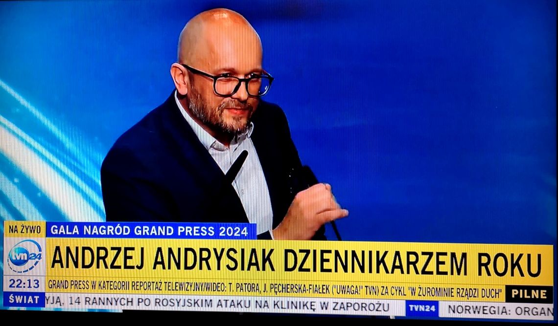 Andrzej Andrysiak został Dziennikarzem Roku 2024. Wielkie wyróżnienie dla mediów lokalnych