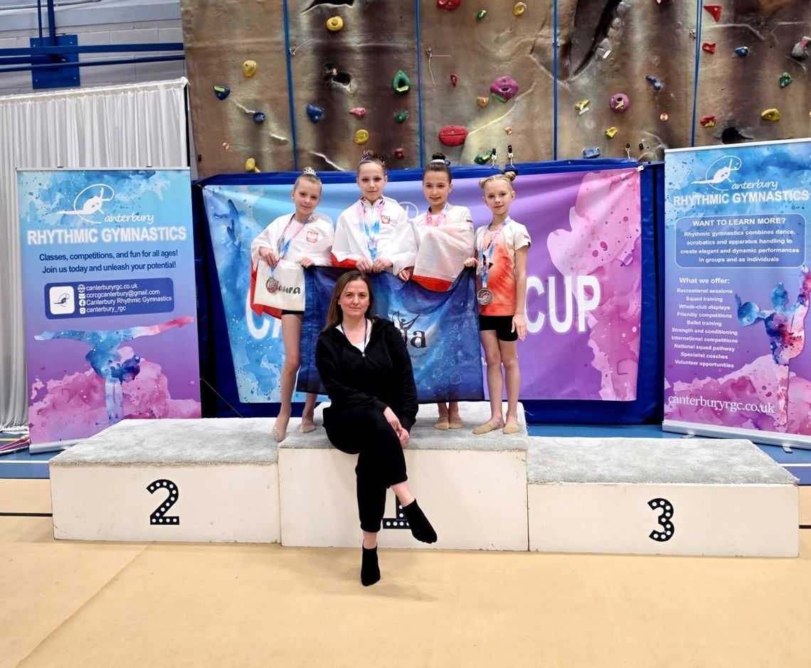 Angielskie Canterbury zdobyte! Gimnastyczki z Klubu „Magia” przywiozły cały worek medali Angielskie Canterbury zdobyte! Gimnastyczki z Klubu „Magia” przywiozły cały worek medali