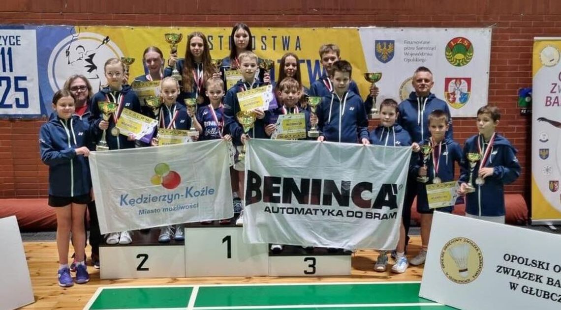Badmintoniści z Kędzierzyna-Koźla zdobyli kilkanaście medali Badmintoniści z Kędzierzyna-Koźla zdobyli kilkanaście medali