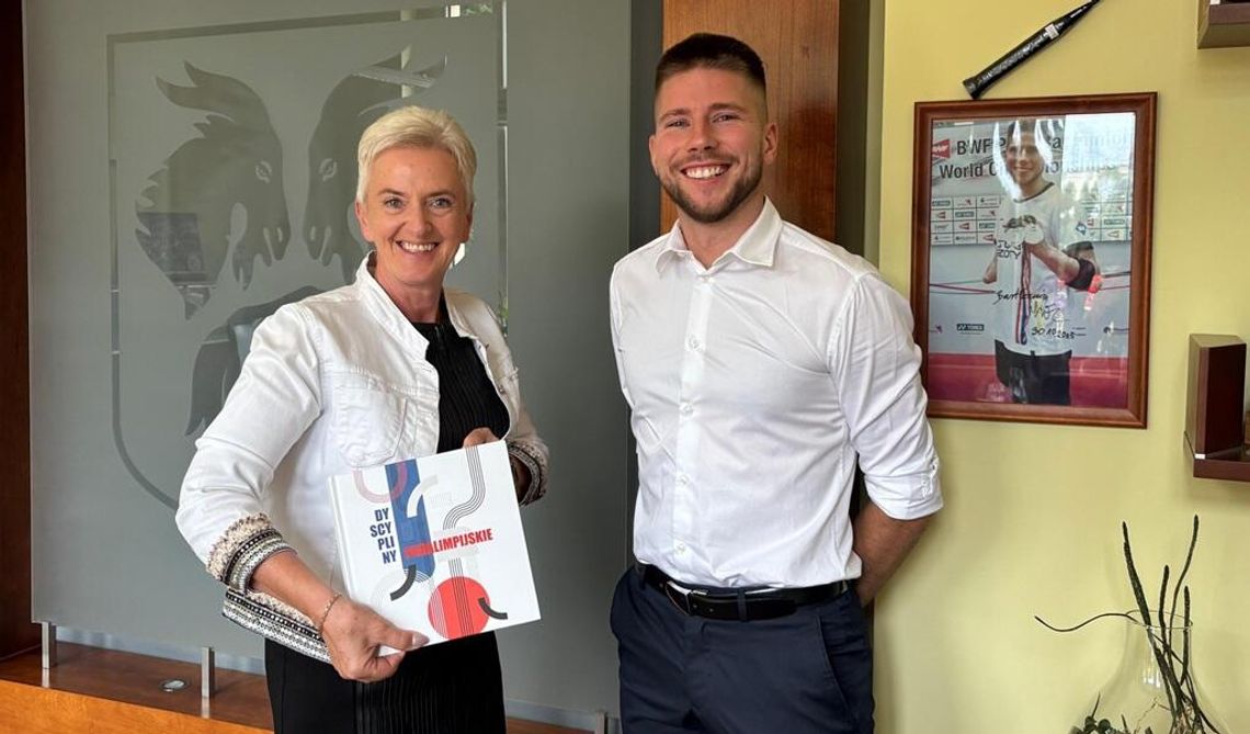 Bartłomiej Mróz z wizytą u prezydent Sabiny Nowosielskiej