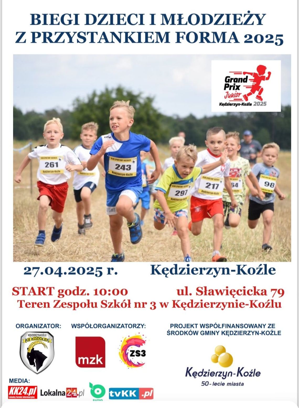 Będzie biegowe Junior Grand Prix Kędzierzyna-Koźla 2025