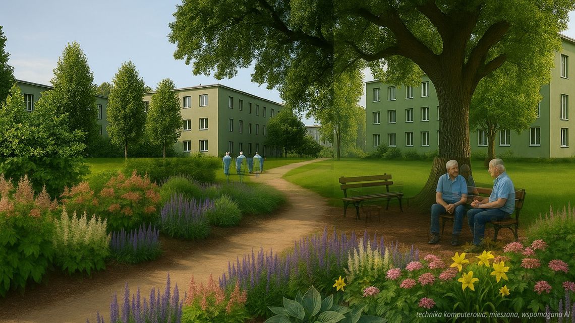 Będzie pięknie wokół szpitala w Koźlu. Rusza duża inwestycja z unijnym wsparciem Będzie pięknie wokół szpitala w Koźlu. Rusza duża inwestycja z unijnym wsparciem