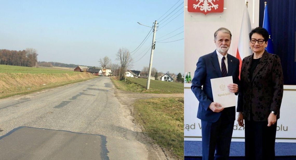 Będzie przebudowa drogi Zakrzów - Cisek. Powiat pozyskał na ten cel ponad 1,2 mln zł