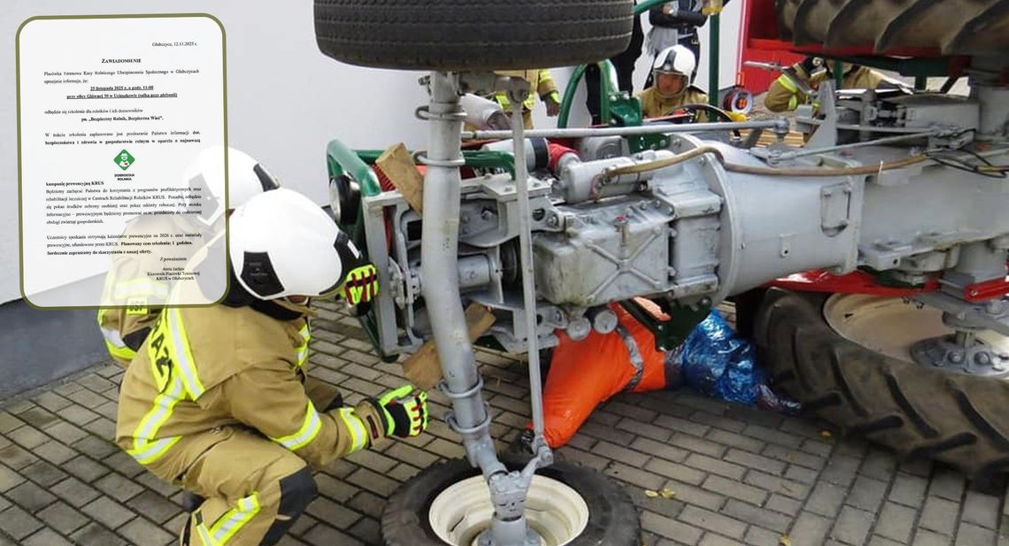 Bezpieczny Rolnik, Bezpieczna Wieś - szkolenie KRUS w Ucieszkowie