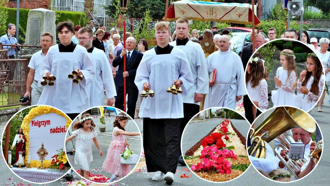 Boże Ciało w Pokrzywnicy. Procesja przyciągnęła wielu wiernych. ZDJĘCIA