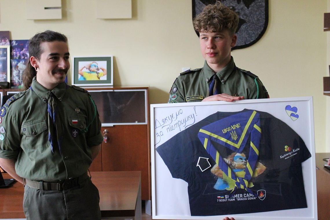 Bracia Ognia spotkali się z prezydentem Kędzierzyna-Koźla