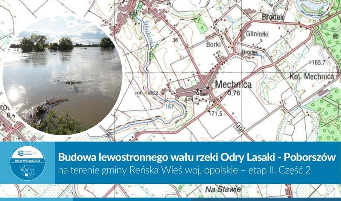 Budowa wału Lasaki–Poborszów: ruszył kolejny etap. Utrudnienia dla części mieszkańców