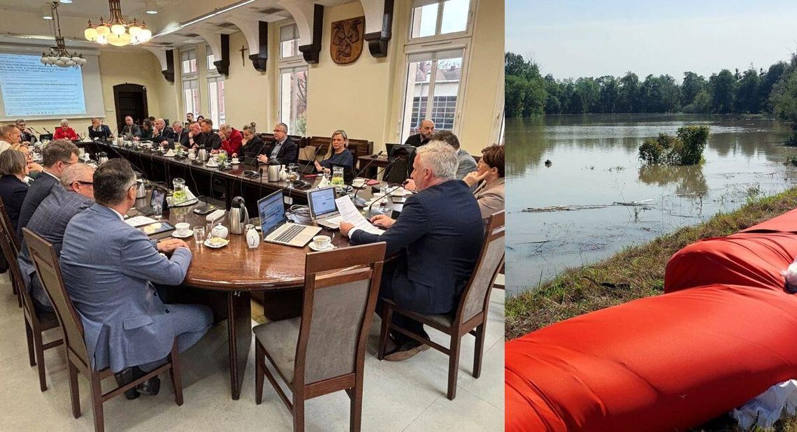 Na sesji pytano co dalej z wałem od Lasaków do Poborszowa. Część decyzji straciła ważność