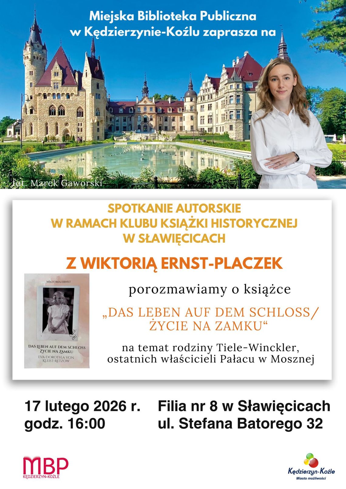 Codzienność za murami pałacu – spotkanie autorskie w Sławięcicach