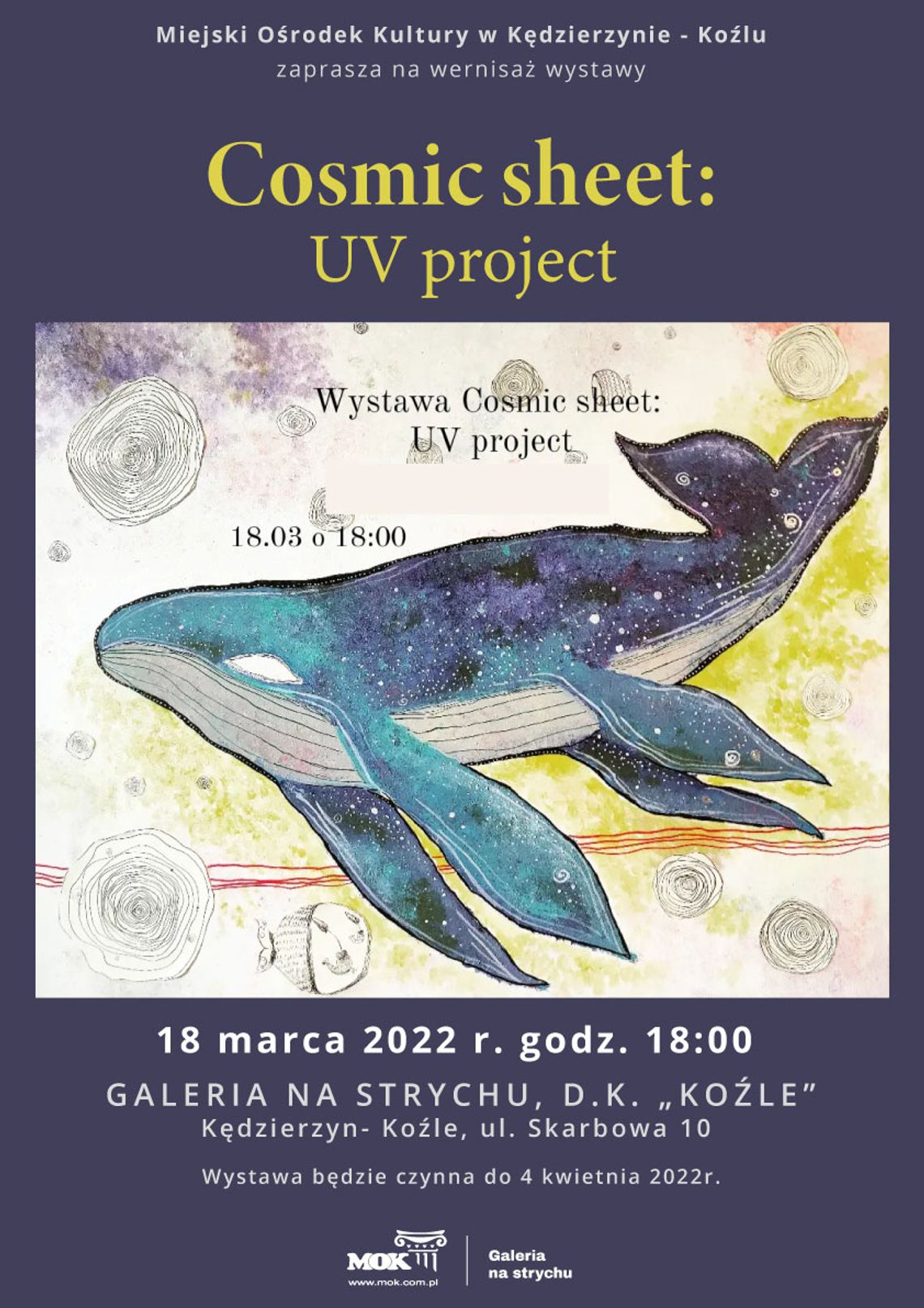 Cosmic sheet: UV project. Nowa wystawa w Domu Kultury "Koźle"