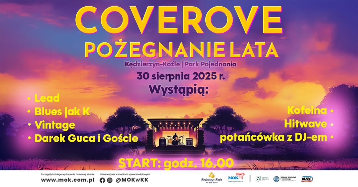 „Coverowe pożegnanie lata” w Parku Pojednania