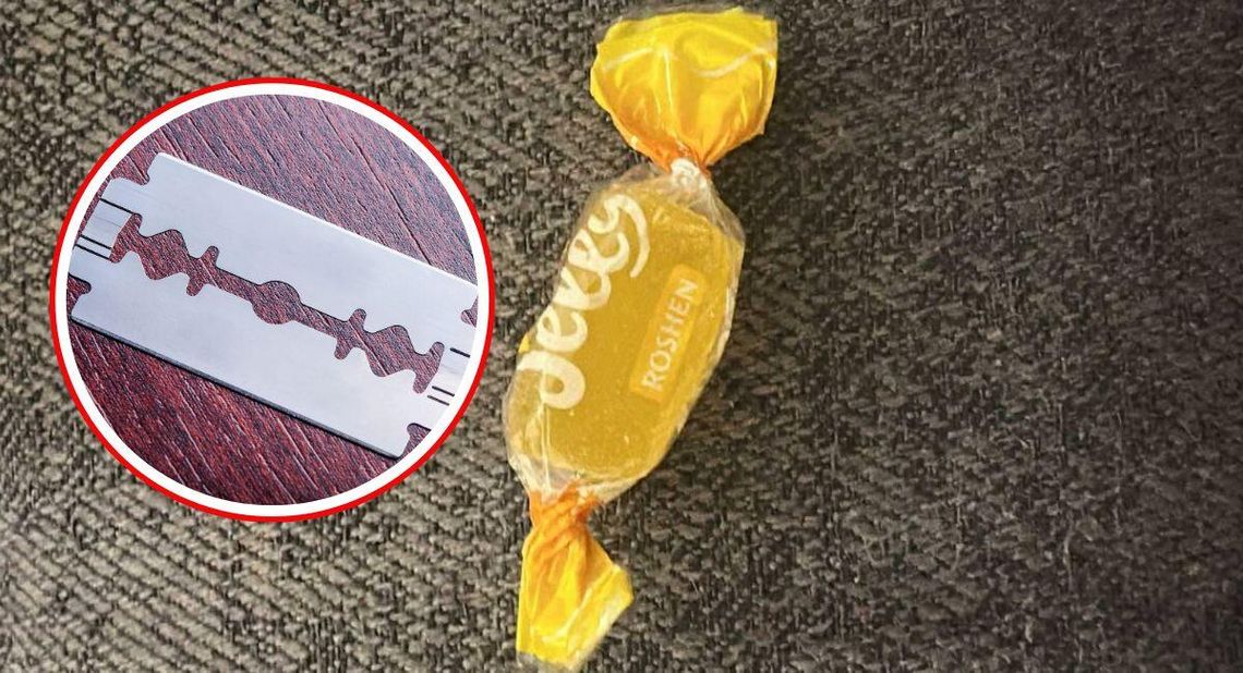 Cukierek albo psikus – groźny incydent w Kędzierzynie-Koźlu. Żyletki i gwóźdź w słodyczach
