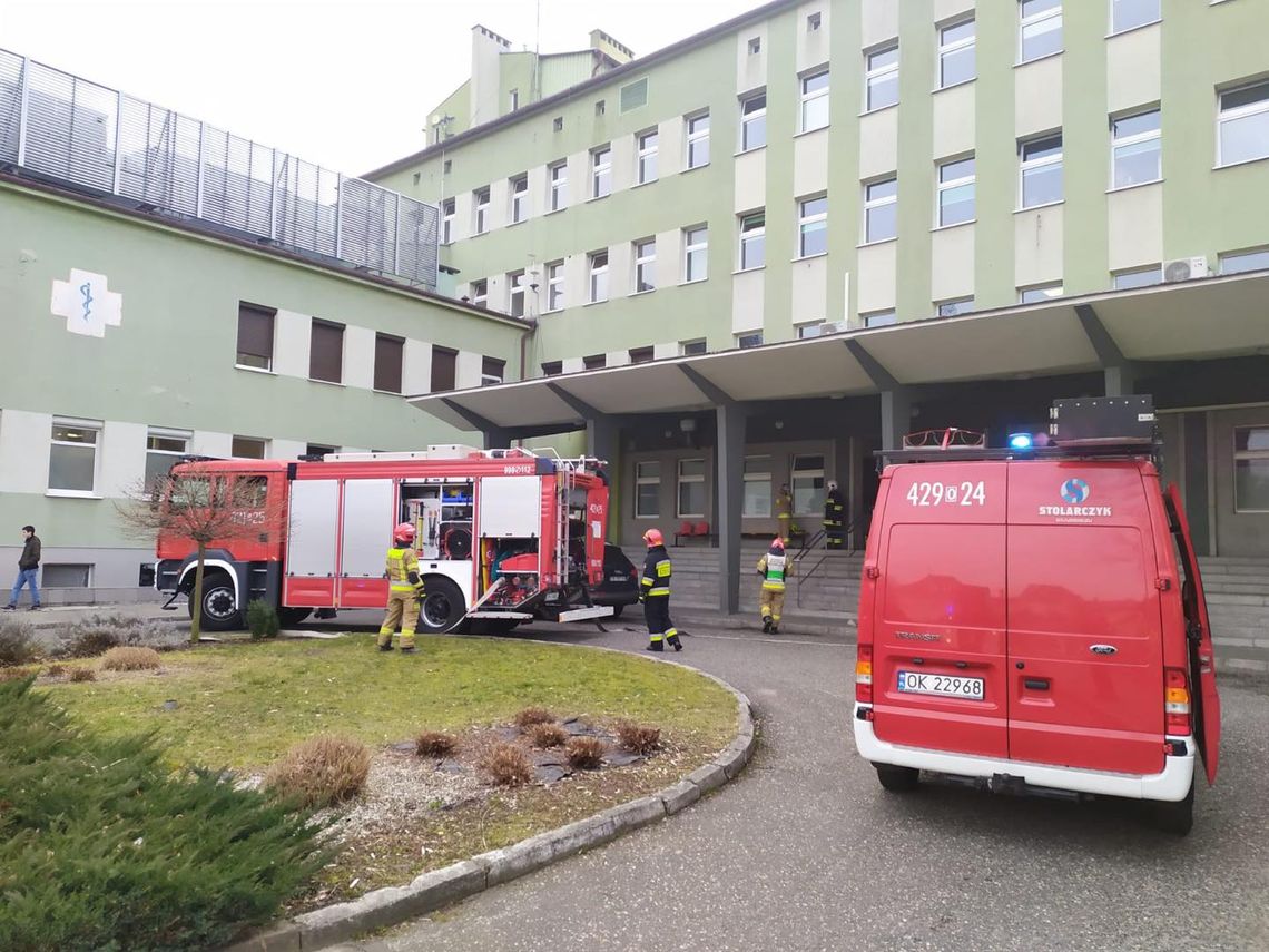 Ćwiczyli ewakuację szpitala na wypadek zagrożenia pożarowego