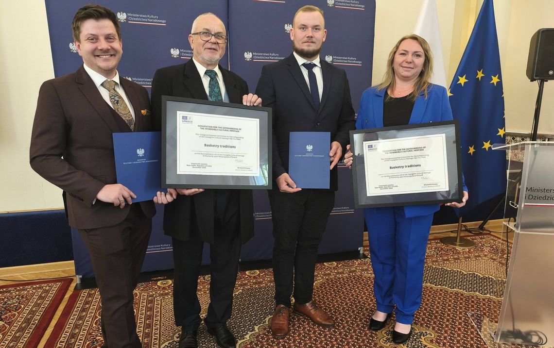 Czyszeckie plecionkarstwo z certyfikatem UNESCO. Historyczny dzień dla gminy Cisek
