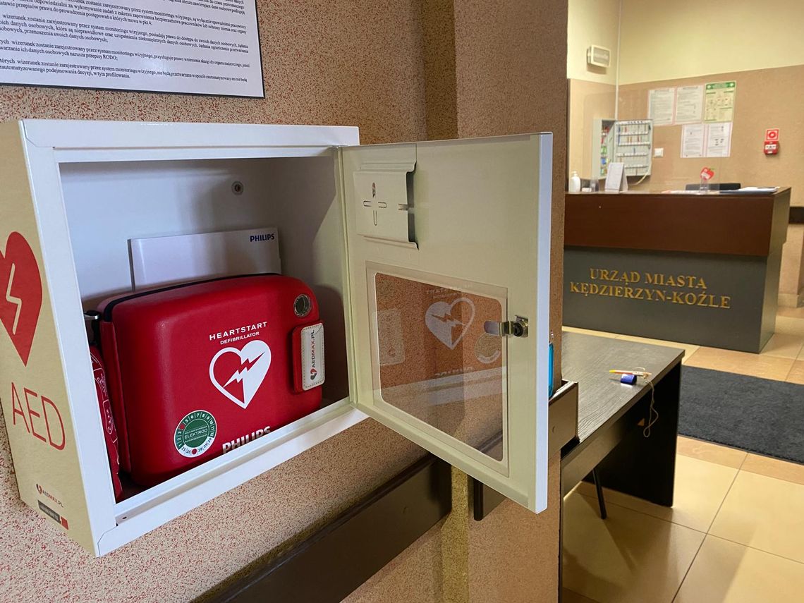 Defibrylator w kędzierzyńsko-kozielskim magistracie