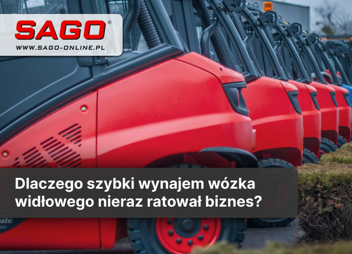 wynajem wózka widłowego sago